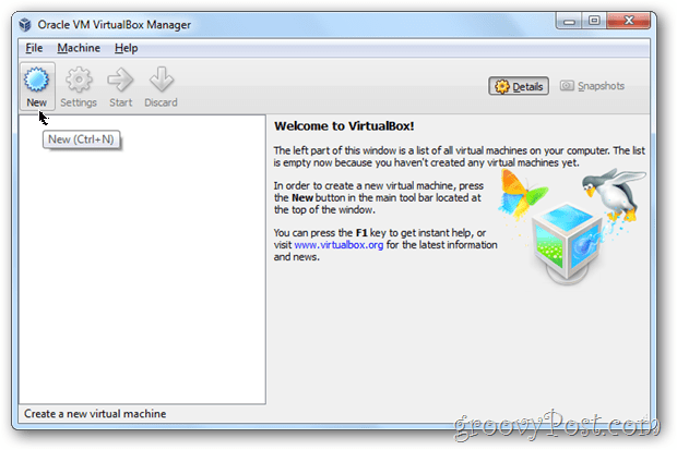 Pengaturan VirtualBox windows 8