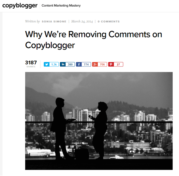 copyblogger menghapus komentar