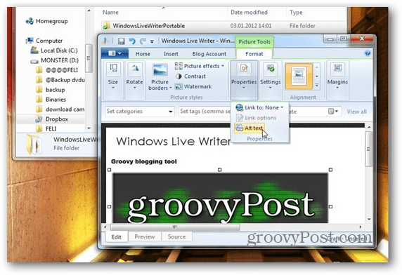 Cara Menjalankan Windows Live Writer dari Dropbox