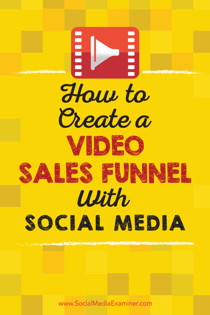 Kiat tentang cara menggunakan video di media sosial untuk mendukung saluran penjualan Anda.