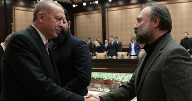 Erdogan membuat aktor terkenal itu tertawa dengan humor "Reis" -nya