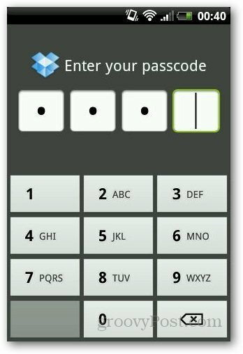 Lindungi Password Dropbox 6