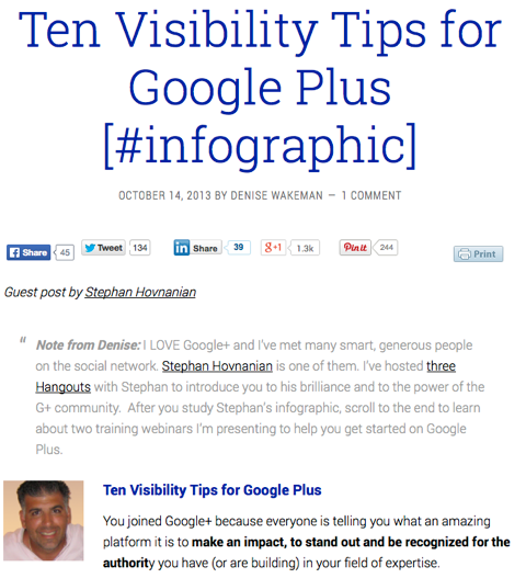 10 tip visibilitas untuk google plus