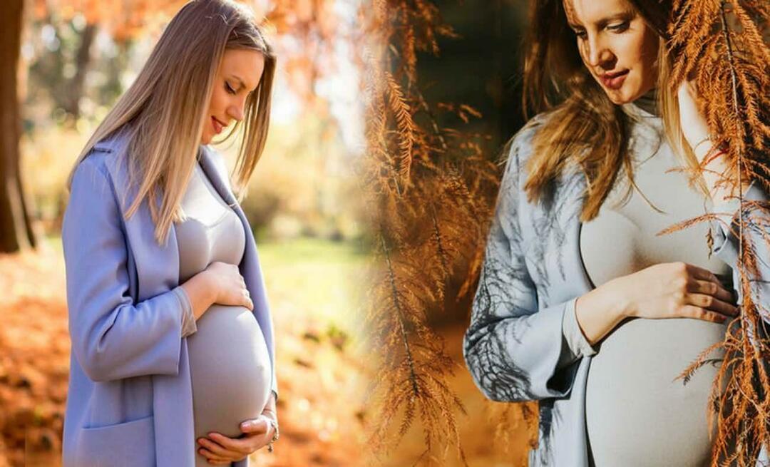 5 item emas untuk menghilangkan efek musim gugur selama kehamilan!
