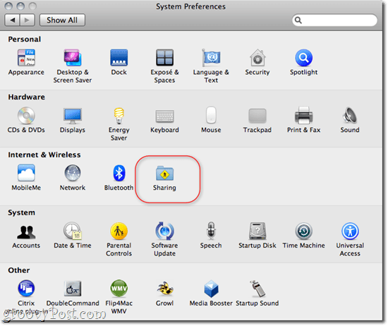 Berbagi File dan Folder OS X - Windows 7
