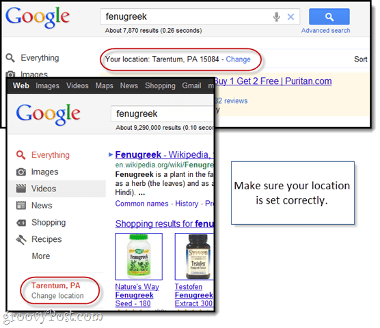 tip pencarian belanja google