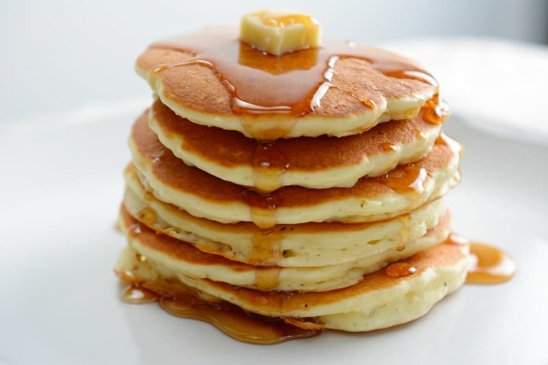 Resep pancake termudah! Apa saja tips membuat pancake? Pancake lembut dalam ukuran penuh ...