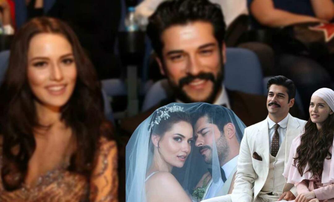 2. Pose cinta dari Fahriye Evcen dan Burak Özçivit menggendong putra mereka!