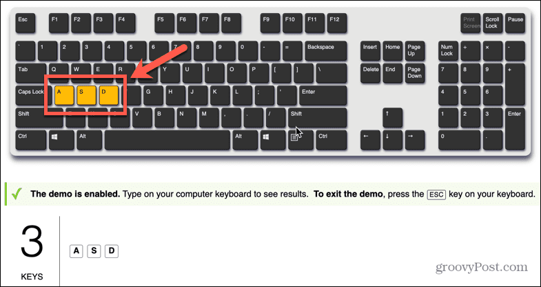 tombol ghosting keyboard