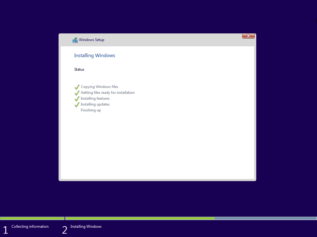 11 Menyelesaikan Instalasi Windows 10 Clean