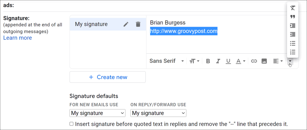 Cara Mengubah Tanda Tangan di Gmail