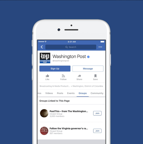 Facebook mengumumkan bahwa Groups for Pages sekarang tersedia di seluruh dunia.