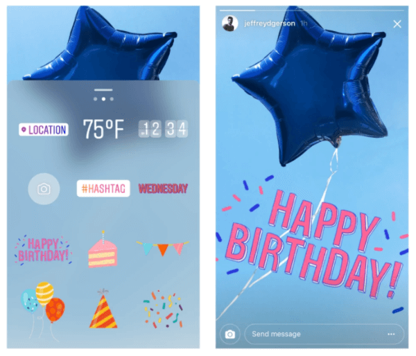 Instagram merayakan satu tahun Instagram Stories dengan stiker ulang tahun dan perayaan baru.