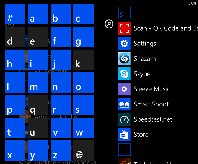 Aplikasi Windows Phone 8