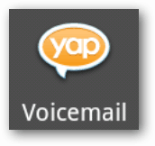Ikon pesan suara Yap