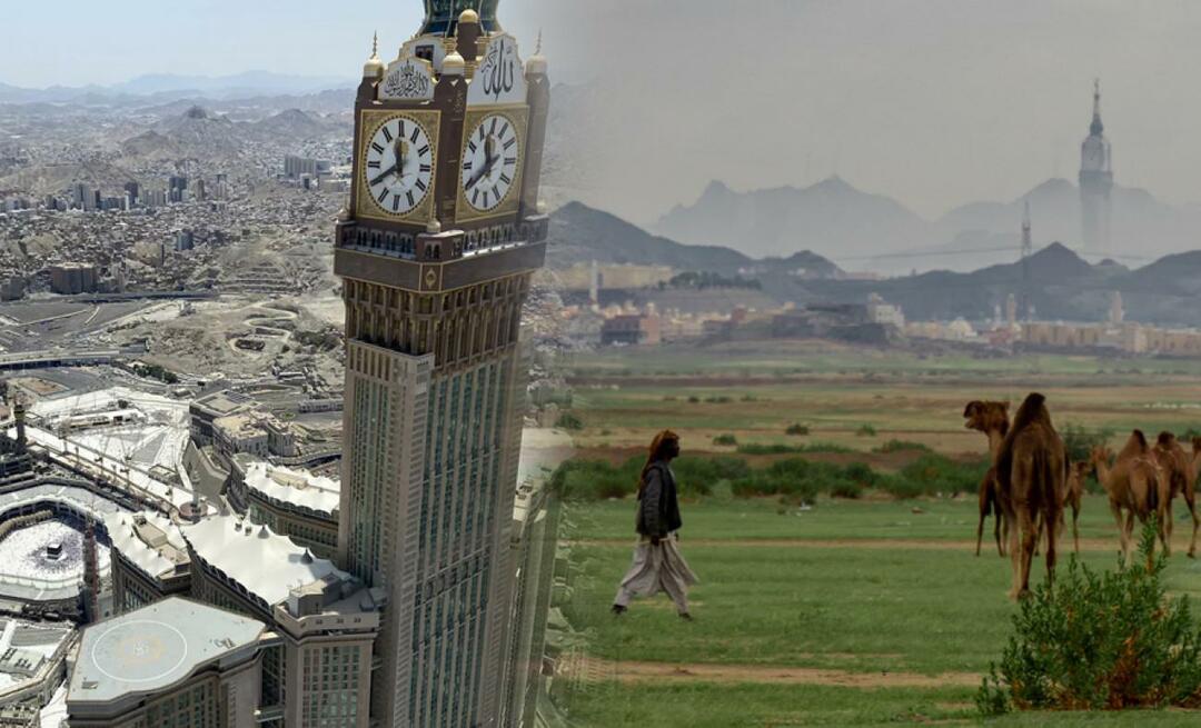 Pegunungan dan dataran di Mekkah berwarna hijau! Apakah kiamat sudah dekat? Inilah tanda-tanda kiamat...