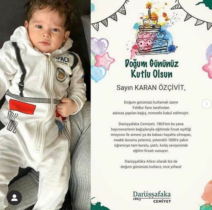 Hadiah ulang tahun bermakna Karan Özçivite