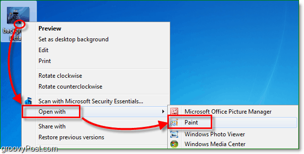 Cara Mengubah Ukuran Foto atau Screenshot Dengan Windows 7 Paint