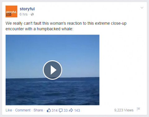 Video yang langsung diunggah ke Facebook dapat diputar dalam umpan berita. 