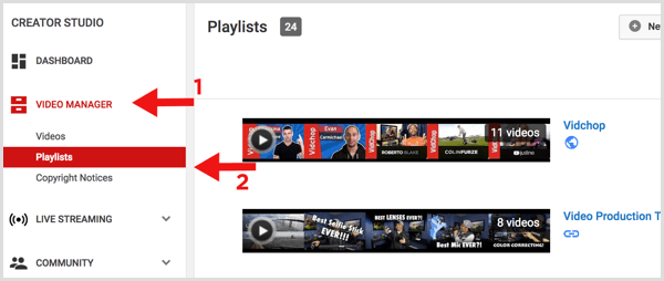YouTube membuat daftar putar serial