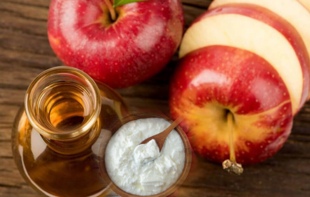 Cuka sari apel dan obat yogurt