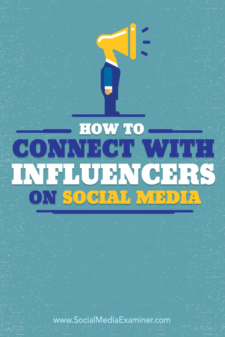 Cara Terhubung Dengan Influencer di Media Sosial: Penguji Media Sosial