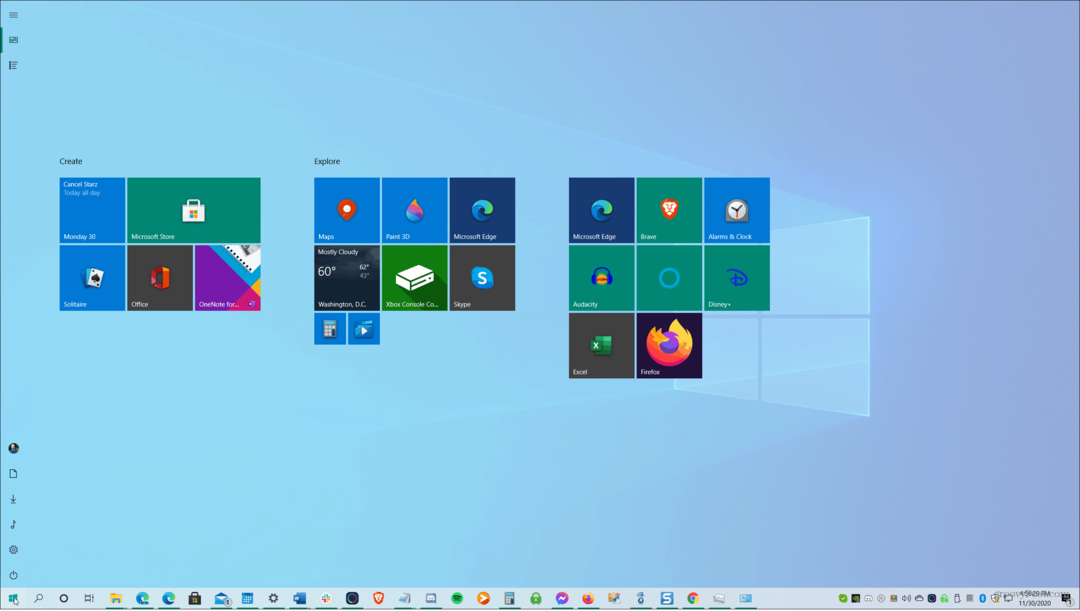 Cara Membuat Menu Mulai Windows 10 Layar Penuh
