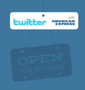 mitra twitter dengan American Express