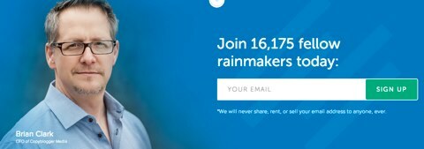 daftar email rainmaker baru