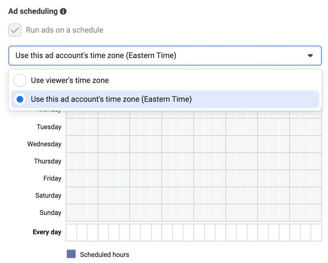 cara-meluncurkan-call-ads-for-facebook-ad-set-level-select-hours-use-this-ad-accounts-time-zone-option-scheduling-example-7