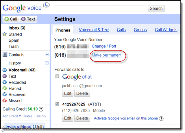 simpan nomor suara Google lama Anda setelah porting