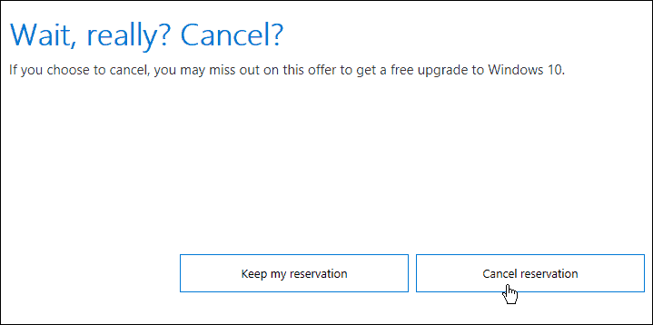 Cara Membatalkan Pemesanan Upgrade Windows 10 Anda