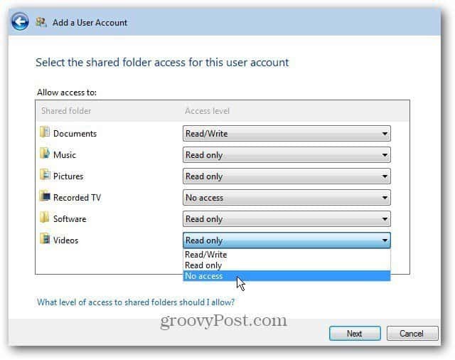 Tambah atau Hapus Akun Pengguna ke Windows Home Server 2011