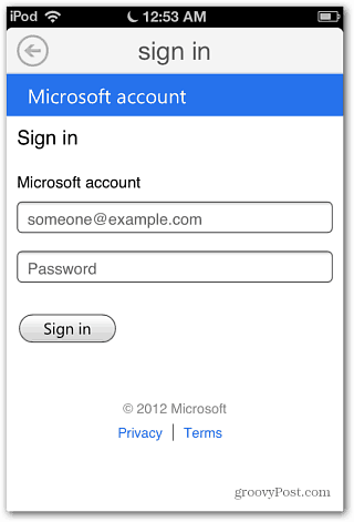 Masuk dengan Akun Microsoft