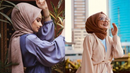Model selendang jilbab musim panas 2019