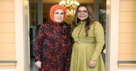 Ibu Negara Erdoğan bertemu dengan istri Presiden Republik Suriname!