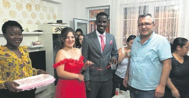 Pengantin pria Senegal ke Kayseri