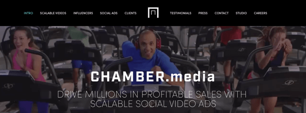 Chamber Media membuat iklan video sosial yang dapat diskalakan.