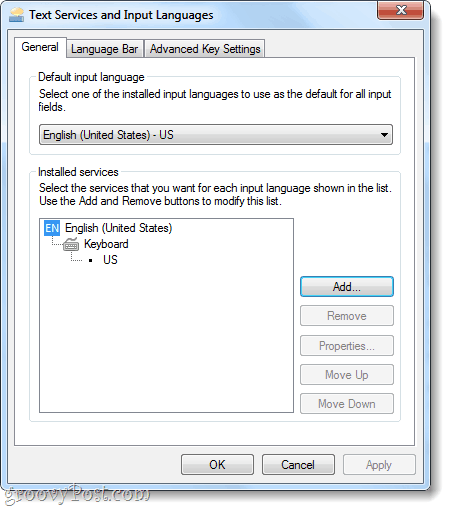 layanan teks dan bahasa input di windows 7