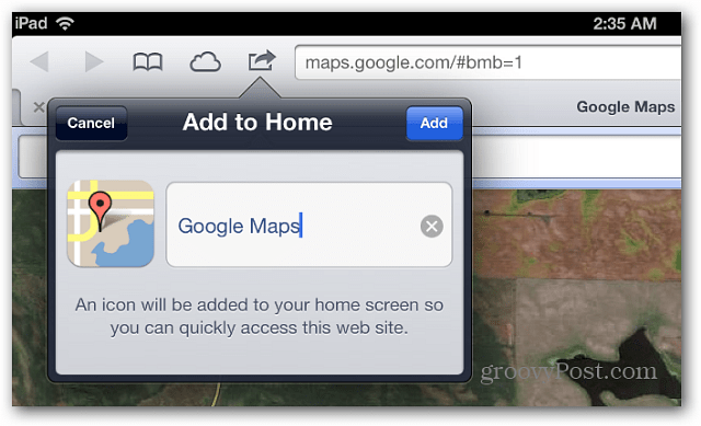 IOS 6 Tip: Tambahkan Google Maps ke Layar Beranda