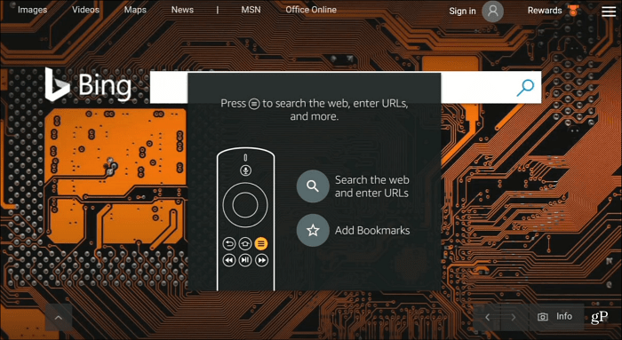 2 Silk Browser Bing Default Search Fire TV