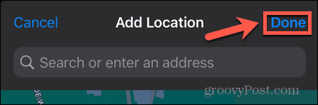 iphone tambahkan lokasi