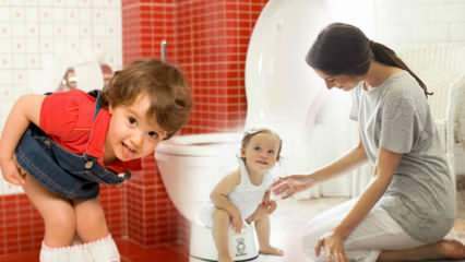 Bagaimana cara menempatkan popok pada anak-anak? Bagaimana seharusnya anak-anak membersihkan toilet? Pelatihan toilet ..
