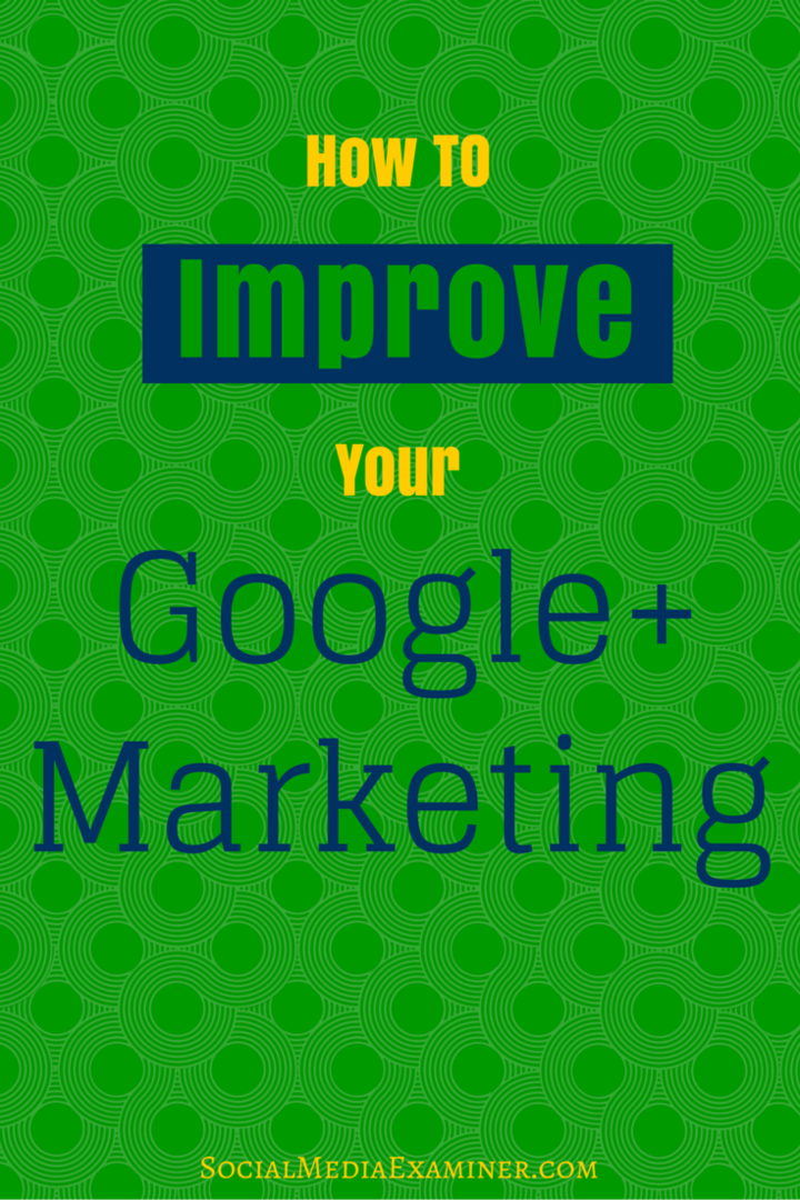 Cara Meningkatkan Pemasaran Google+ Anda: Penguji Media Sosial