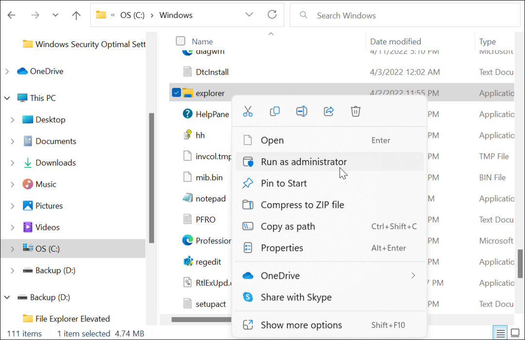 Cara Menjalankan Windows 11 File Explorer sebagai Administrator
