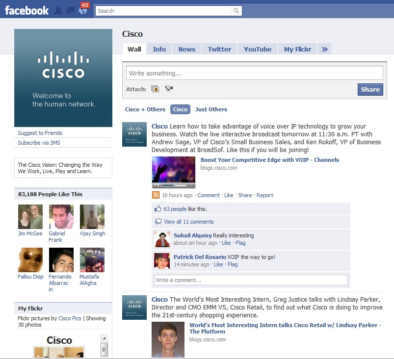 Peluncuran Media Sosial Menghemat Cisco $ 100.000 +
