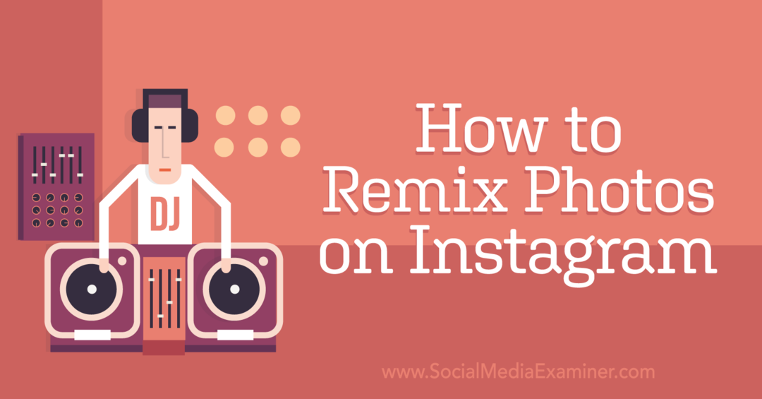 Cara Remix Foto di Penguji Media Sosial Instagram