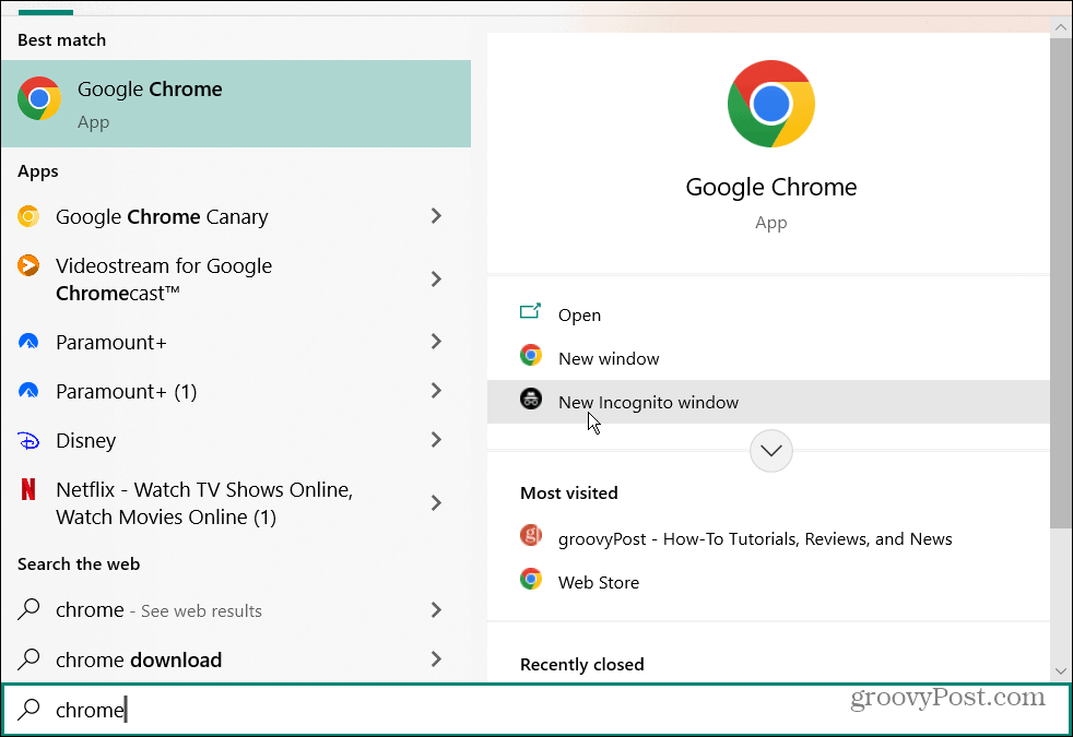 Unduh Kesalahan Jaringan Gagal di Chrome