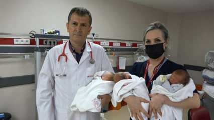 Wanita berusia 40 tahun yang melahirkan anak kembar tiga mengejutkan para dokter: 'Hal ini tidak umum pada usia ini'