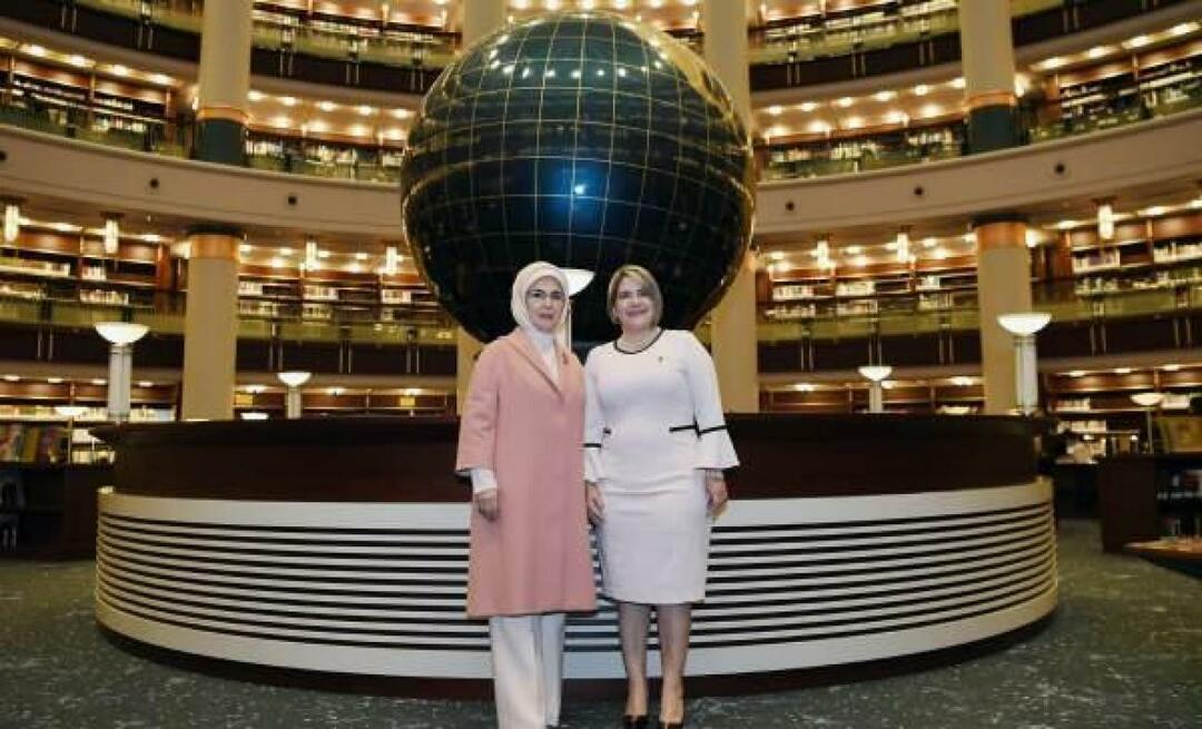 Emine Erdoğan menjamu Lis Cuesta Peraza, istri Presiden Kuba!